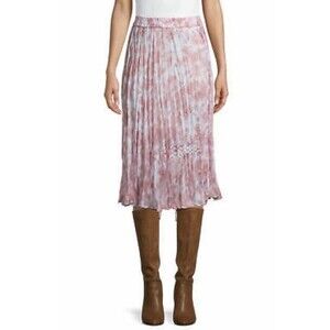 4 For $20 Time and Tru Women's Size XL (16-18) Midi Length Crinkle Skirt Multi